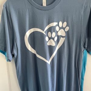 Heart with 2 Paws T-shirt